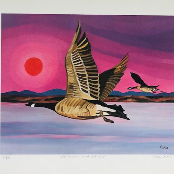 Vol d’oies sur la Côte Nord – Limited Edition Print by Picher A.R.C. - Wall Art - Picture 2 of 5